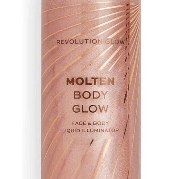 REVOLUTION MOLTEN GLOW ROSE GOLD FACE & BODY ILLUMINATOR BRONZER SEALED NEW! - - Picture 2 of 5